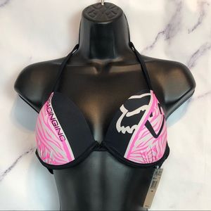 Flash sale! Fox underwire padded bikini top L